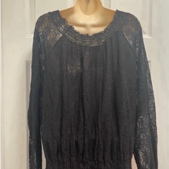 Free People Whimsigoth/Romantic
Bohemian Black Lace Mini Dress - Large-NWT - Picture 6 of 14